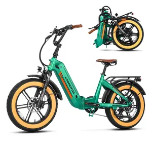 ADDMOTOR Foldtan M-160 Electric Bike for Adults, 750W Folding Commuter Electric Bicycle, 20 MPH, 105MI, 48V 20Ah Removable Built-in Battery, City Cruiser Ebike, 20"x4.0" Fat Tires Ebike