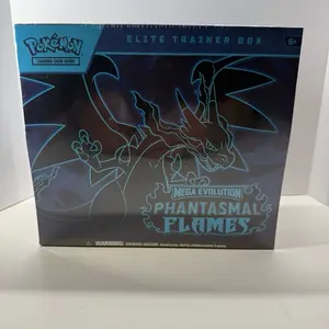 Pokemon Phantasmal Flames Elite Trainer Box - Mega Evolution Trading Card Game Expansion Pack for Collectors