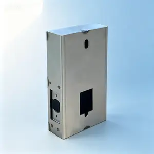 Steel Gate Lock Box for Mechanical Combination Locks - 1 3/4" Thickness Fits Metal Gates and Fences - 2 3/8" Inch 60mm Backset Installation - Heavy Duty Security Box NOT for Aluminum Gates