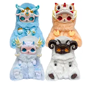 Twelve Zodiac Signs Plush Doll Blind Box Trendy Toy Figurine Cute Little Star Secret Language Girl's Gift Toy Doll Ornament