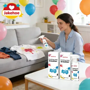 Clothing Stain Remover Spray 2-Pack, Removes Tough Stains, Gentle Oil Stain Cleaning, Fresh Scent, Easy Rinse, No Residue