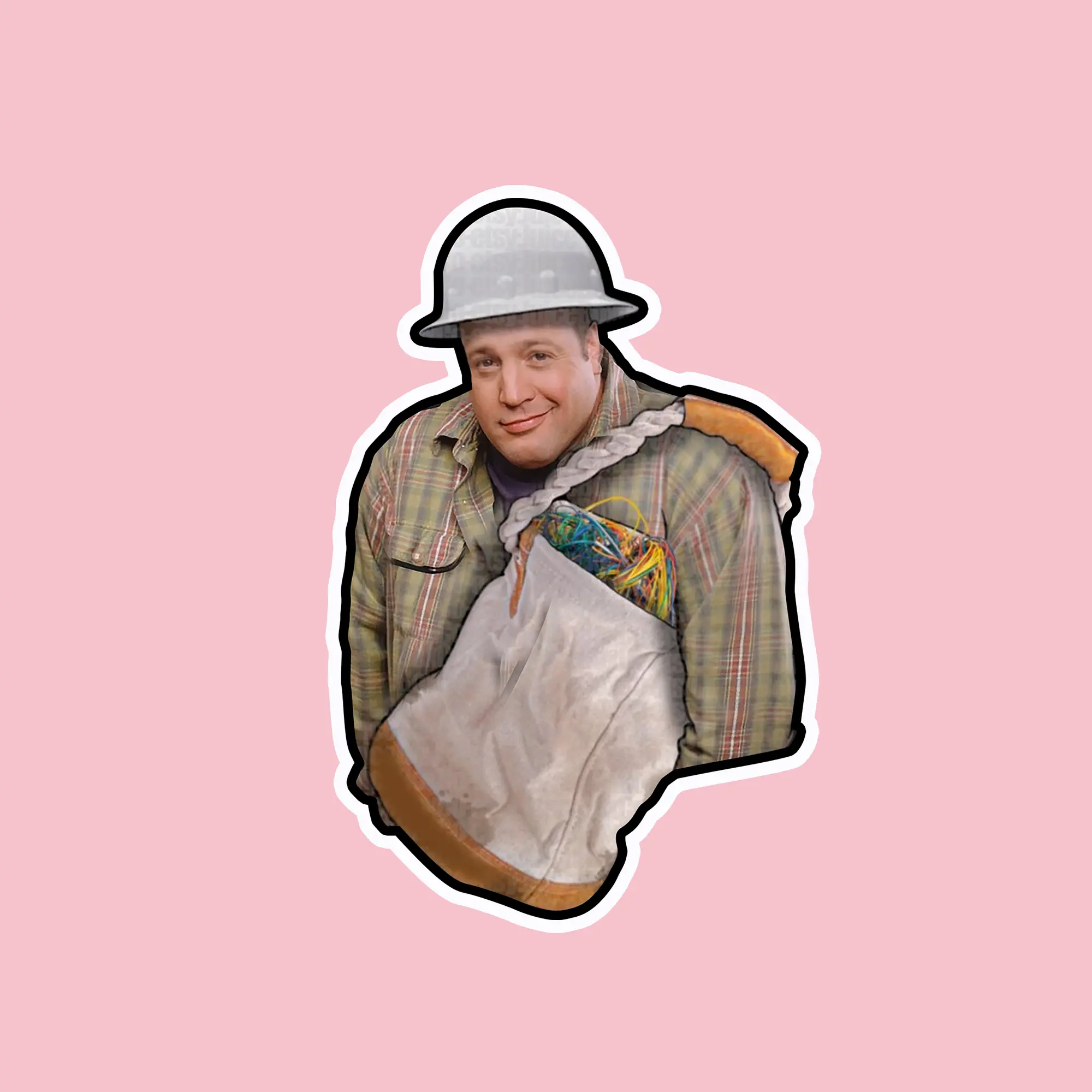 Kevin Smirk Sticker, Smirk Sticker, hard hat sticker, electrician sticker, electrician hardhat, hardhat sticker Decor Decorative Brush Waterproof
