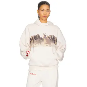 Darlin Wild Hoodie in Creme