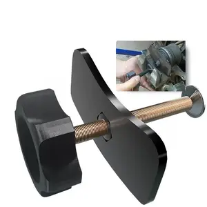 Disc brake caliper compression tool with 10mm wrench, heavy-duty caliper piston compressor tool, brake pad expander, professional brake caliper tool, automotive tool, front wheel butterfly brake cylinder piston brake pad return