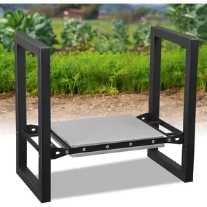 Garden Kneeler and Seat, Foldable Garden Stool 400lbs Heavy Duty Garden Tools Protects  and , Women and Men Seniors Gardener,Large 19.7"x10"x18.5"