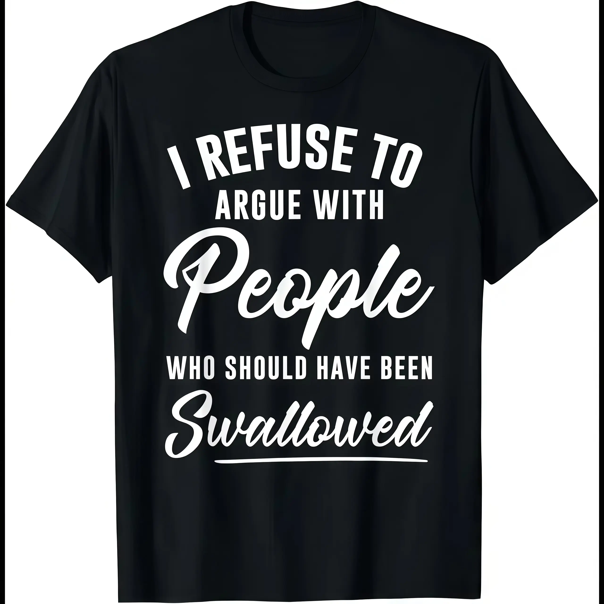 Sarcastic Graphic T-shirt, Unisex Casual Print Top in Soft 100% Cotton, Relaxed Fit Short Sleeve Streetwear, Casual Print Tee, Tshirt, Round Neck, Menswear, Shortsleeve, Relaxed Cut, Premium Cotton, Unisex Trendy, Vibrant Print