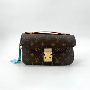 Pre-owned Louis Vuitton Monogram Messenger Bags LV Pochette Metis East West
