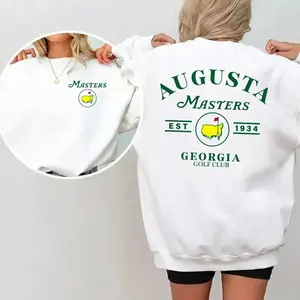 2026 Masters Tournament Augusta 92 Years Graphic Round Neck Sweatshirt, Golf Tournament Sweatshirt, Casual Top Unisex, Apparel Made In The USA		