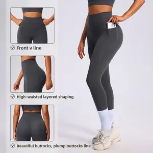 UltraSculpt Women's High Waisted Yoga Leggings with Pockets - Tummy Control Scrunch Butt Lifting Workout Pants#TikTokShopSpringGlowUp