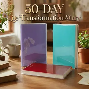 50 Days Self-Discipline Challenge Planner | Goal & Habit Tracker Notebook for Students | Daily Productivity Journal, Study Schedule Organizer & Life Improvement Diary | Aesthetic Design with Free Digital Templates