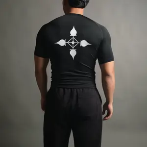 Chrollo Cross Compression Short Sleeve in Black