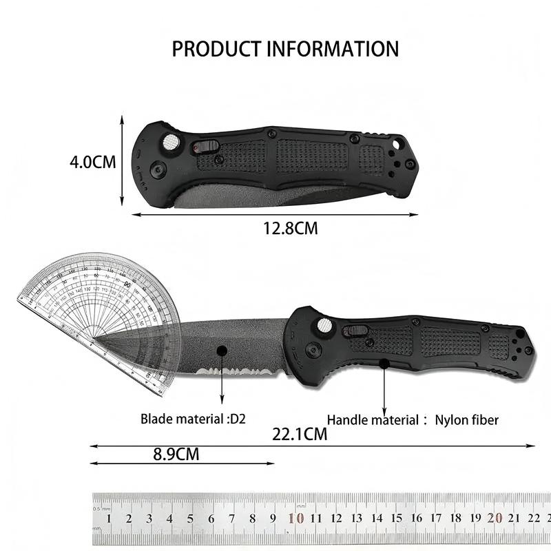 Pocket Folding Knife,D2 Steel Blade,Non-slip Nylon Fiber Handle,Suitable for Cooking,Camping & Fishing, Hiking Multifunctional Tool,Perfect for Men's Gift Pocket Folding Knife,D2 Steel Blade,Non-slip Nylon Fiber Handle,Suitable for Cooking,Camping & Fishing, Hiking Multifunctional Tool,Perfect for Men's Gift
