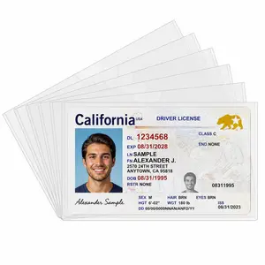 New Medicare Card Holder Protector Sleeves, Social Security Card Protector, Clear PVC Water Resistant Plastic Sleeves for New Medicare/Social Security/Business/ID/Credit Cards, CHRISTMAS GIFTS