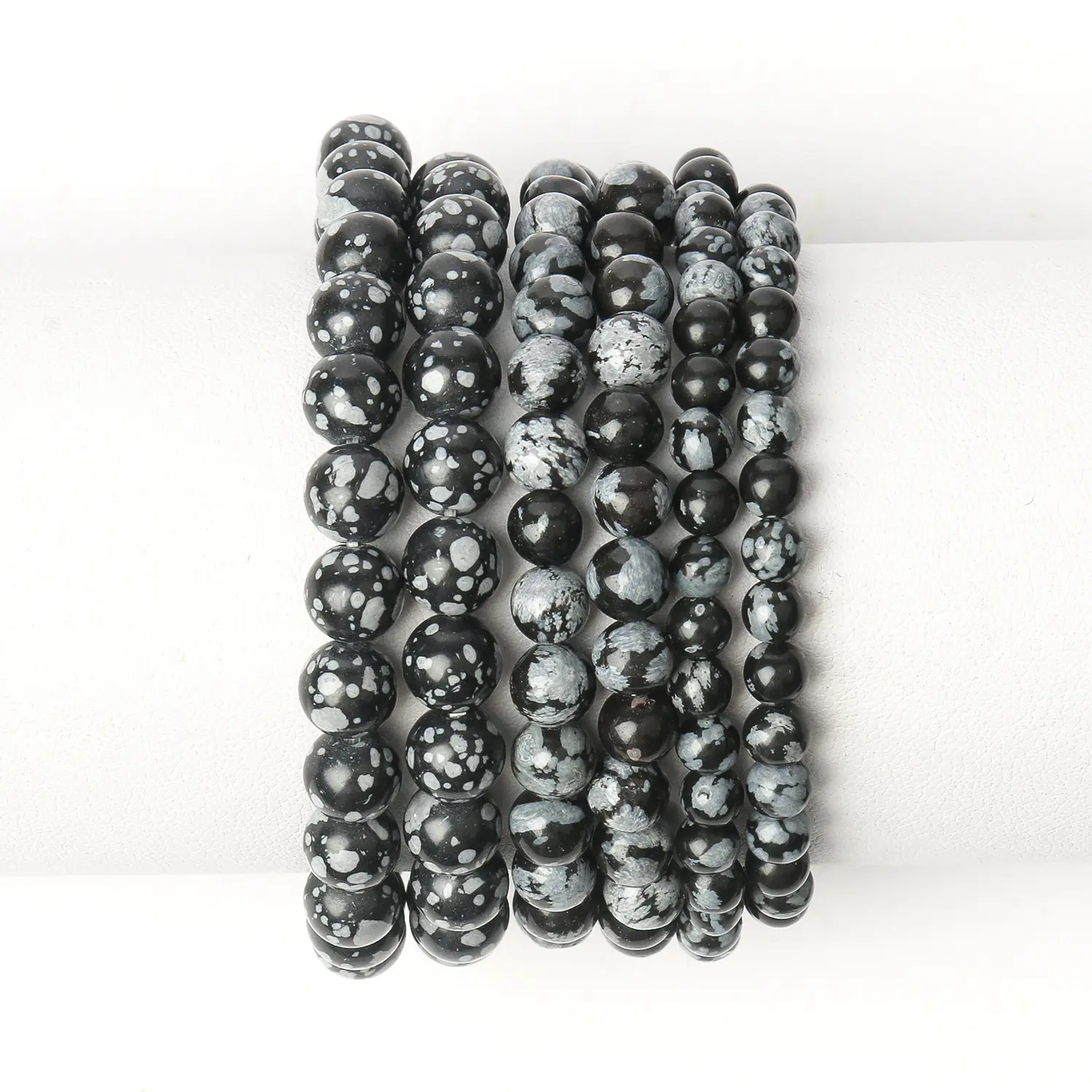 Natural Snowflake Stone Bracelet