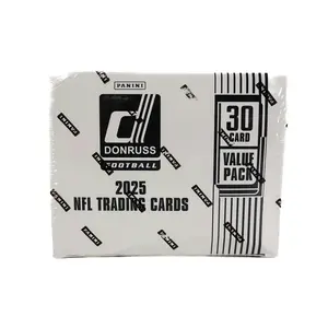 2025 Panini Donruss Football Jumbo Value Box (Cello Fat Pack) Blue Parallels