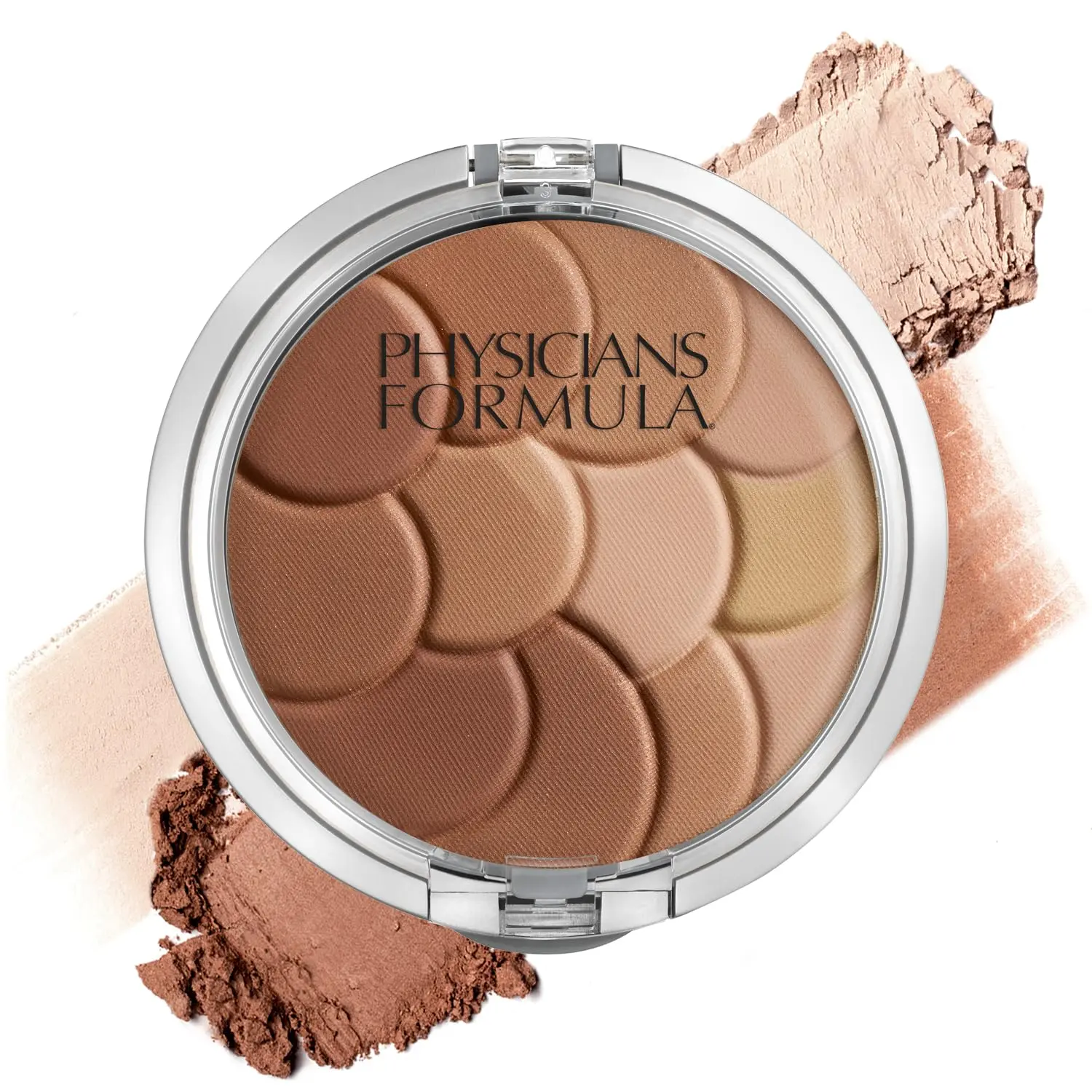 Magic Mosaic Bronzer Powder - Compact Lightweight Cosmetics Bronzer Makeup, Clinically Tested Buildable Formula for Easy Blend Contour Highlight Face & Highlighter Makeup, Buildable Bronzer