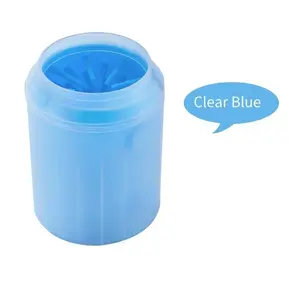 Dog Foot Cup Paw Washer Cleaner Dog Cat Foot Cleaning Brush Soft Silicone Dog Paw Cleaning Cleaning Bucket Accessories NONE