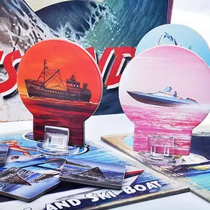 50pcs Transparent Plastic Cards Stand, Transparent Fixed Props for Paper Holder, Board Games Cards Display Stand