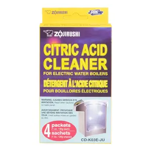 Zojirushi Water Boiler Cleaner - Descaler for Electric Hot Water Pots, 4 Packs (120g Total) - Removes Limescale & Mineral Deposits, Restores Performance