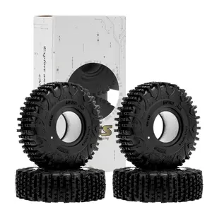 MEUS Racing 1.0 Tires - MS6 MPRO Pin Tires for TRX4M SCX24 FCX24 AX24 1/24 1/18 RC Crawler, 0.79/2.36/R1.0, #M1002