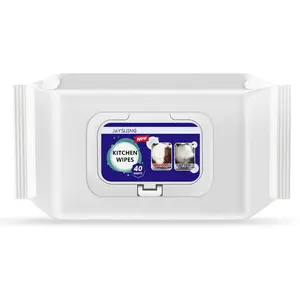 Jaysuing Kitchen Cleaning Wipes - Multi-purpose thickened wipes for cleaning stubborn stains and heavy grease in the kitchen