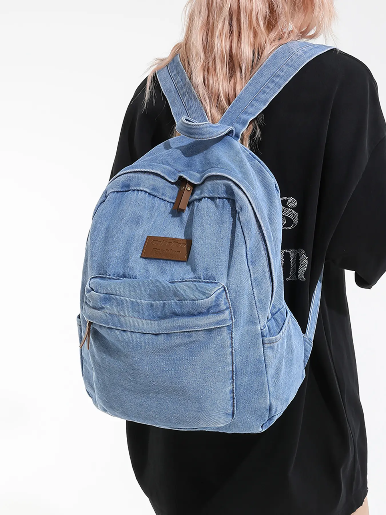 Fashionable Simple Casual Retro Boho Style Backpack, Stylish Daypacks, Casual Lightweight Backpack, Versatile Travel Bag for Daily Commuting Work School, Practical Design for Men Women, Travel Backpacks
