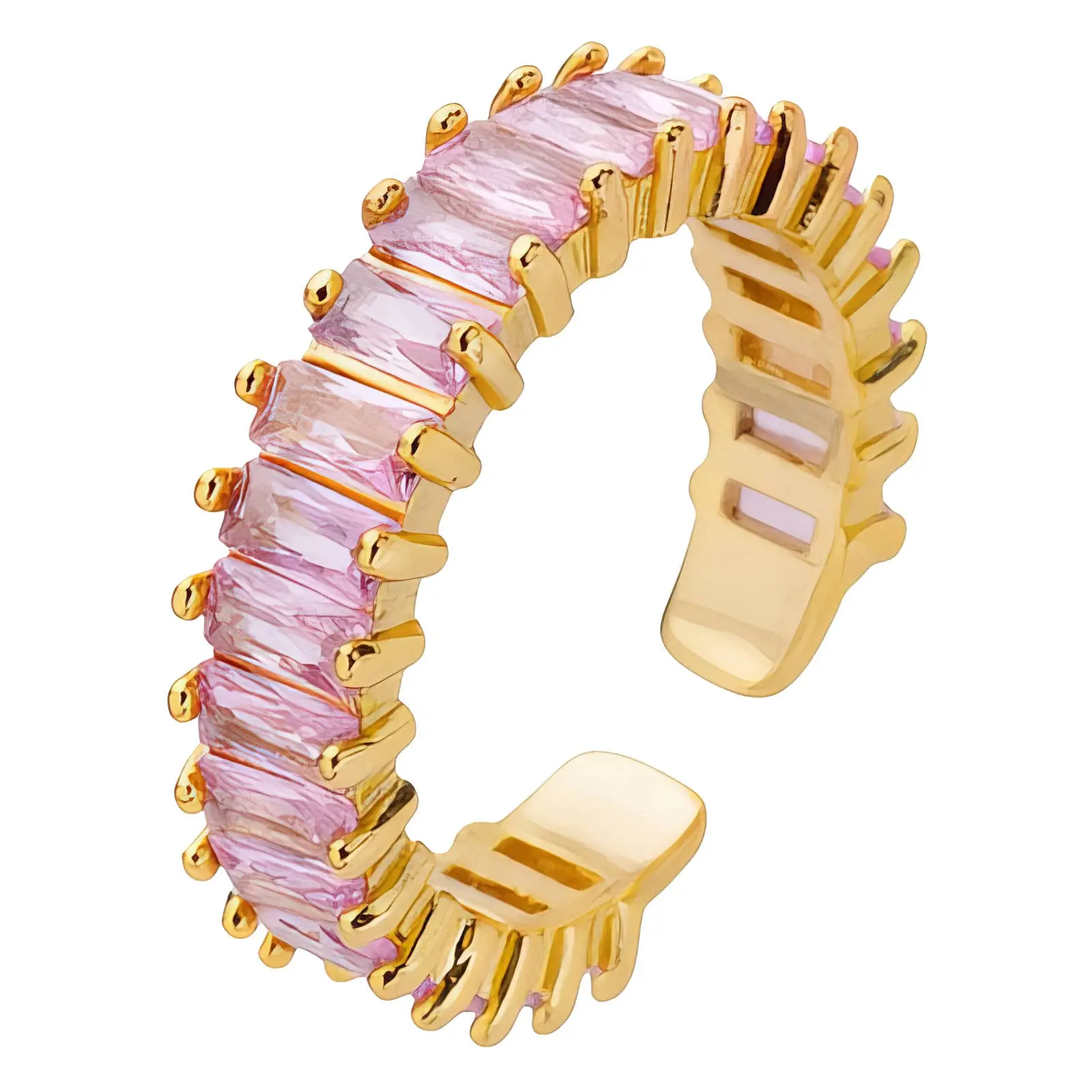 Shimmer & Sparkle CZ Tennis Ring