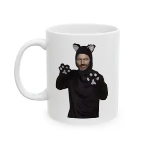 Dr. House Housecat Meme mug, Dr house house md mug, Dr. House cat meme