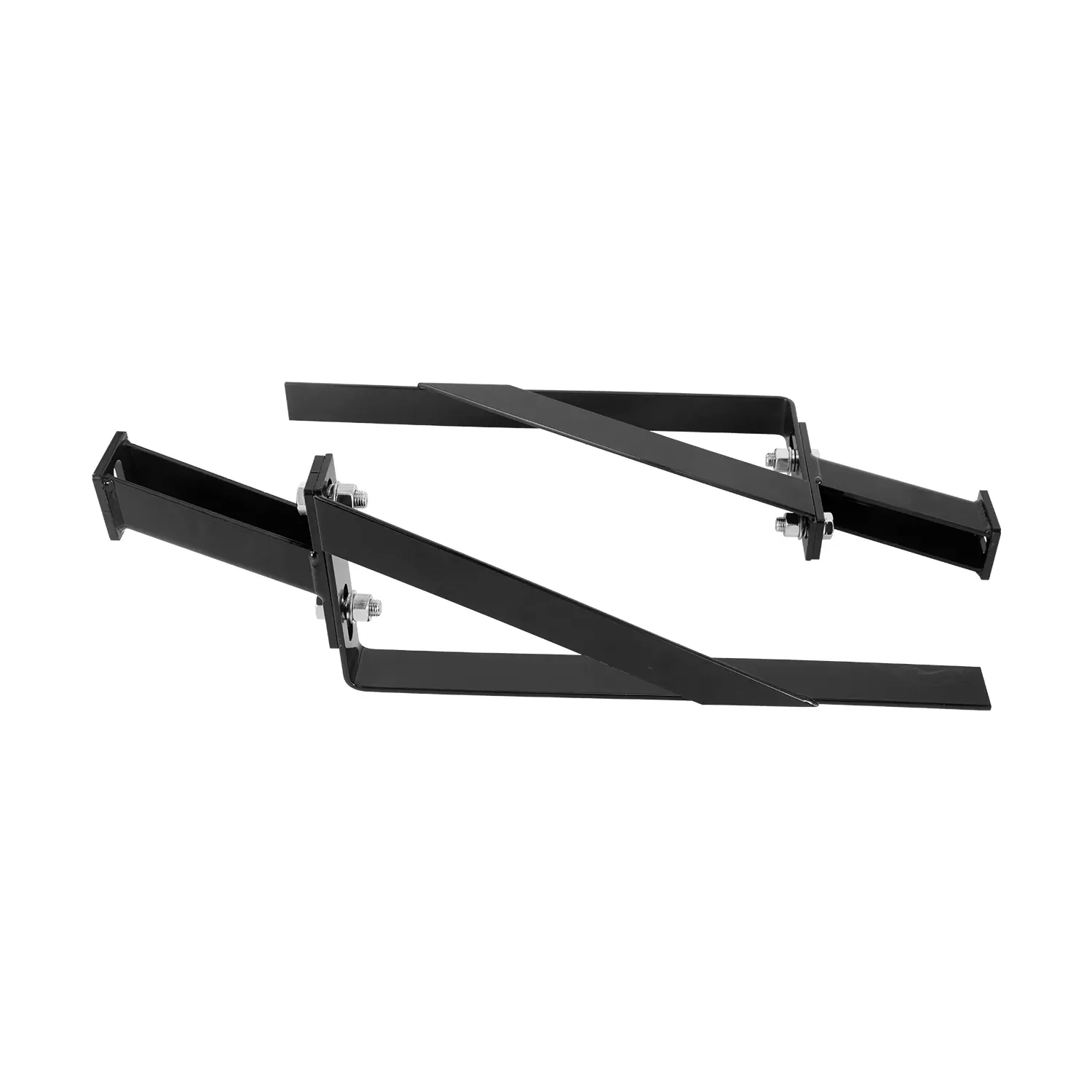 2Pcs Adjustable Universal 1/2 Center Fender Support Brackets for Semi Trucks, Left Driver & Right Passenger Side Mount Kits