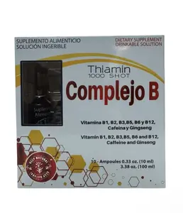 Thiamin 1000 Shot Complejo B 10 Ampoules Supplement