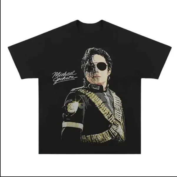 Youth & Adult Michael Jackson graphic tee, michael jackson shirt kids, graphic shirts Military Jacket Icon Vintage Music Streetwear Tee King of Pop
