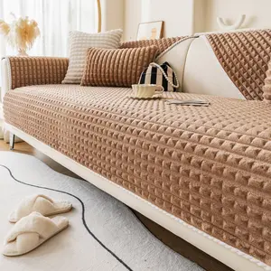 1PC, Limited Time Sale, Exquisite Sofa Cushion, Non-slip Seat Cushion Cover, New Soft Fleece Sofa Protector, Universal Sofa Protector