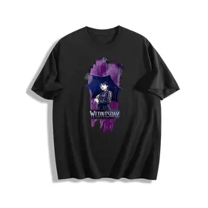 Wednesday Unisex Pure Cotton Short Sleeve T-Shirt | Summer Casual Essential for Daily, Commute & Dates | Perfect Gift for Family, Friends & Fans