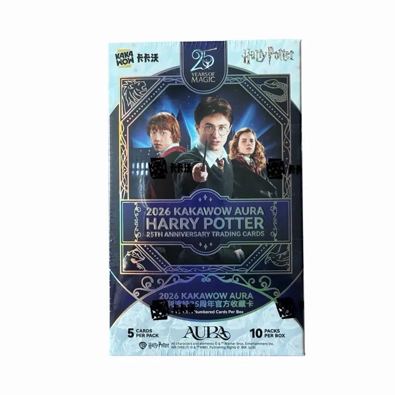 KAKAWOW AURA Harry Potter 25th Anniversary Trading Cards - Hobby Box