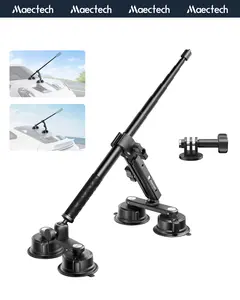 Maectech Four Suction Cup Car Mount Kit for Insta360 Car Mount Adjustable Double-Layer Suction Cup for Go pro Action Camera Mounts for insta360 X5 Accessories