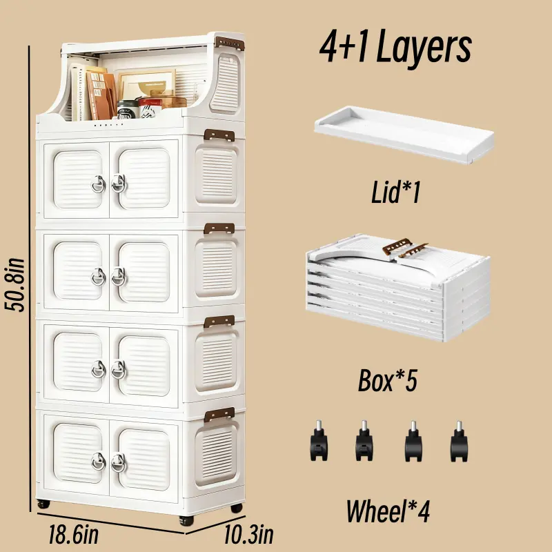 4-Tier+ 1 open-top