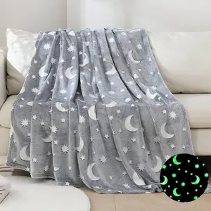 Glow-in-the-Dark 50" x 60" Throw Blankets