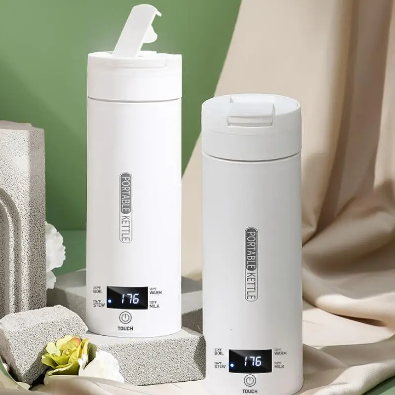 Portable Electric Kettle, 16.91oz Electric Water Kettle with 4 Preset Heating Settings, Compact Electric Kettle for Travel, Coffee and Tea