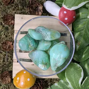 Chrysoprase Tumbles - Natural Stone for Fengshui and Spiritual Practices