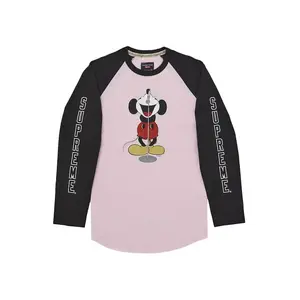 Supreme Number (N)ine Mickey Raglan L/S Top Pink (men) by StockX