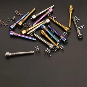 Bike Alloy Disc Brake Caliper Bolts With Spring Clip for XTR[Fall Deals]