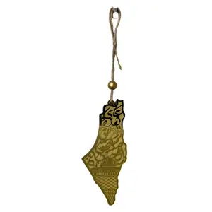 Car Accessories - 3 Gold & 3 Silver Palestinian Designs