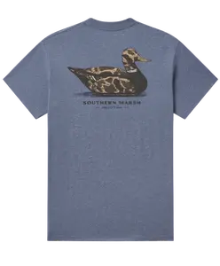 Southern Marsh - Vintage Duck Decoy Tee - Camo