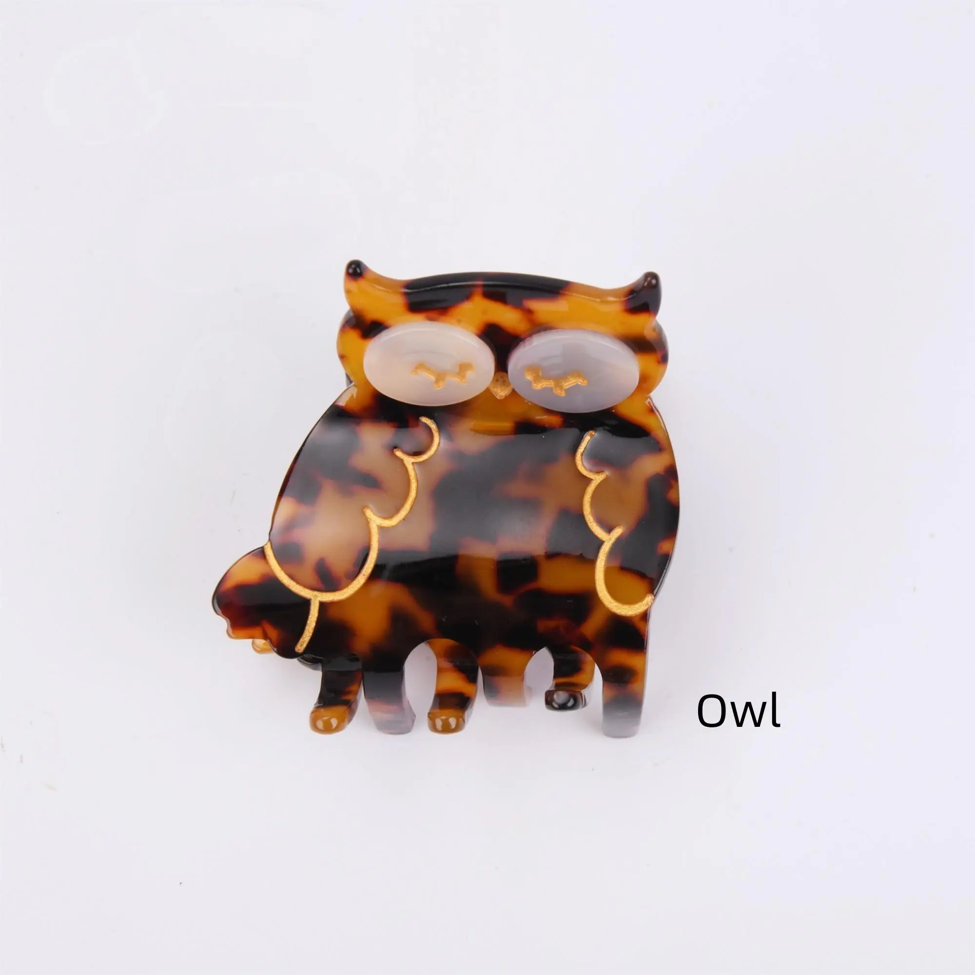 Animal Claw Clip, Robin Acetate Hair Claw for Long Short Hair, Unisex Hair Accessories, Chritsmas Gifts
