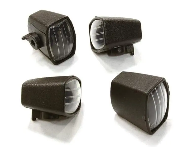 Realistic Spot Light (4) w/o LED, Plastic Housing for 1/10 & 1/8 Scale