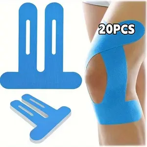 20 Pcs Rolls of Shoulder -Relieving Functional Sports Tape,Used for Shoulder Support And Muscle Movement,Support Muscles and Joints, Knee Kinesiology Tape Pre Cut ﻿