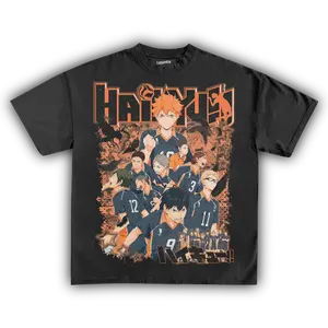 HAIKYU VINTAGE TEE - Unisex Cotton Vintage Graphic T-Shirt - Streetwear, Menswear & Womenswear, Ideal Gift for All