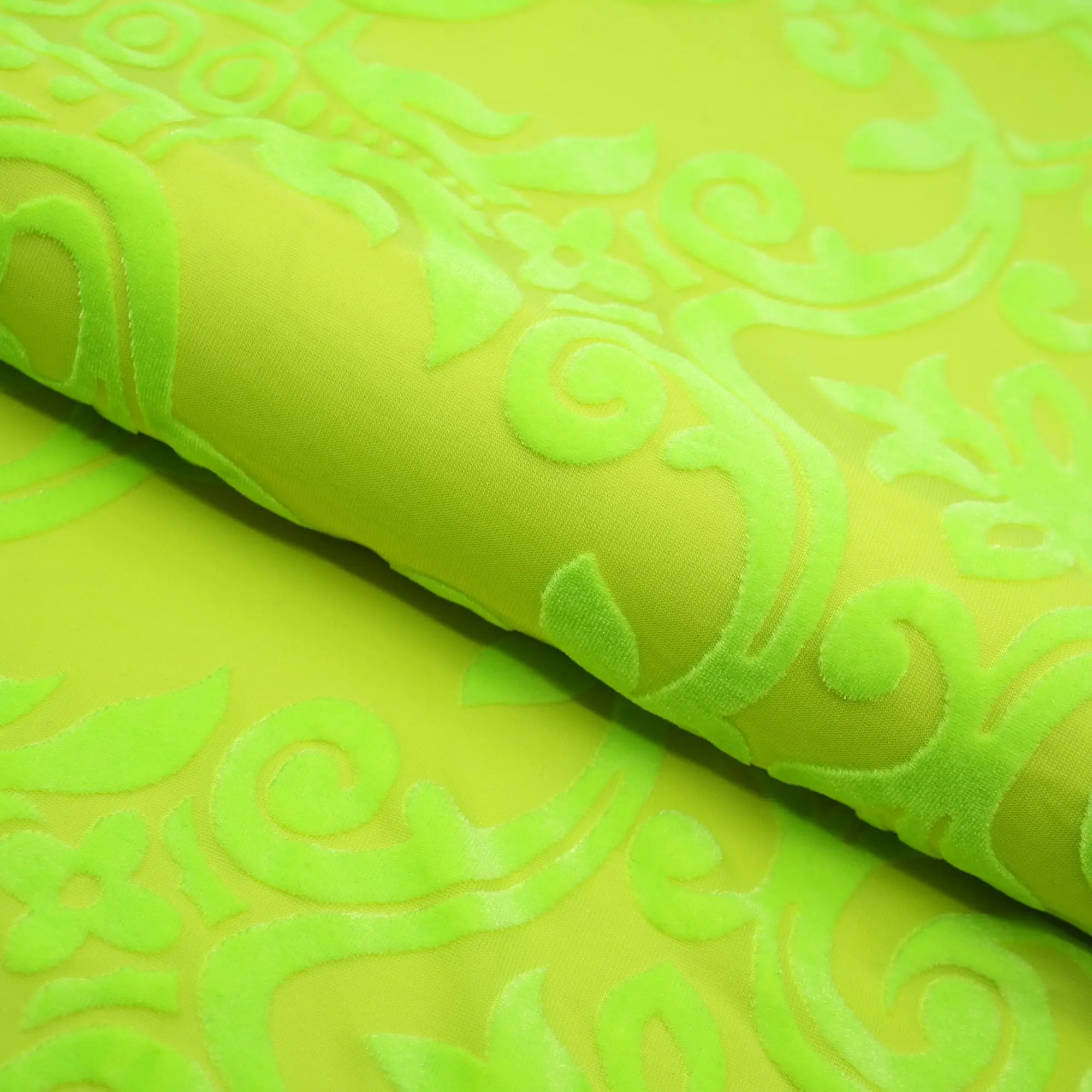 Ice Burnout Stretch Velvet Fabric | Blue Moon Fabrics