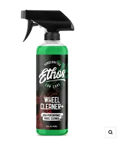ETHOS HANDCRAFTED CAR CARE Wheel Cleaner+ High Performance Brake Dust Remover with Fast Acting Color Change Technology & Enhanced Formula