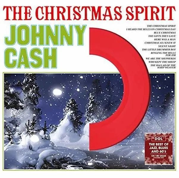 Christmas Spirit - Johnny Cash - Record Album, Vinyl LP